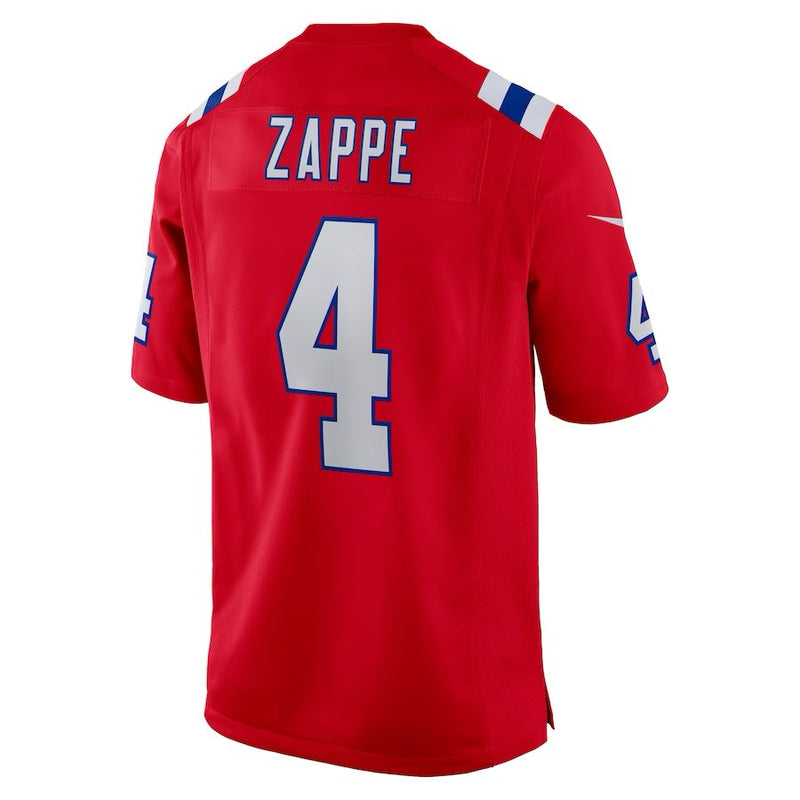 New England Patriots Bailey Zappe – Red Jersey