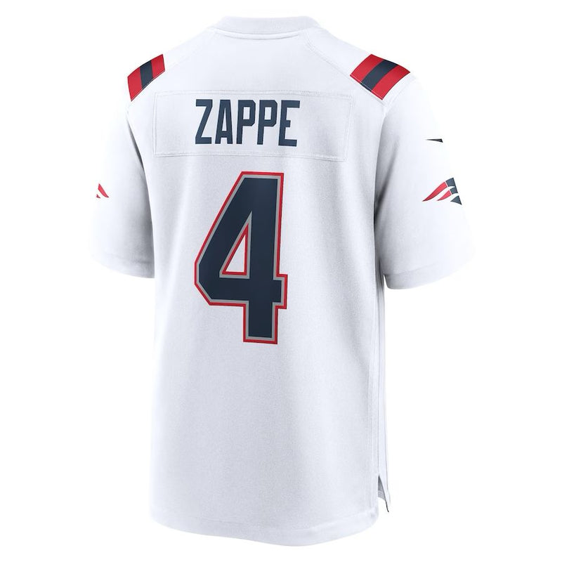 New England Patriots Bailey Zappe – White Jersey