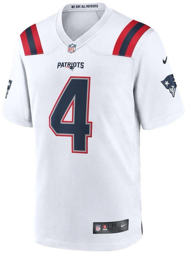 New England Patriots Bailey Zappe – White Jersey