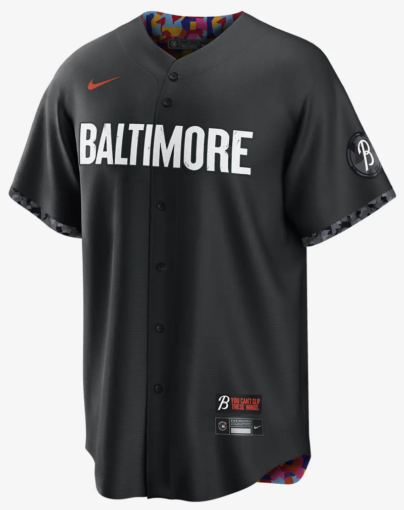 Baltimore Orioles Adley Rutschman – City Connect Black Jersey