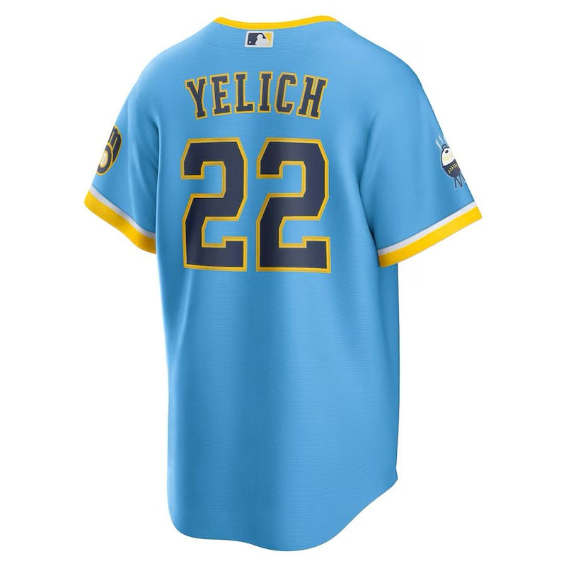 Milwaukee Brewers Christian Yelich – Blue Jersey