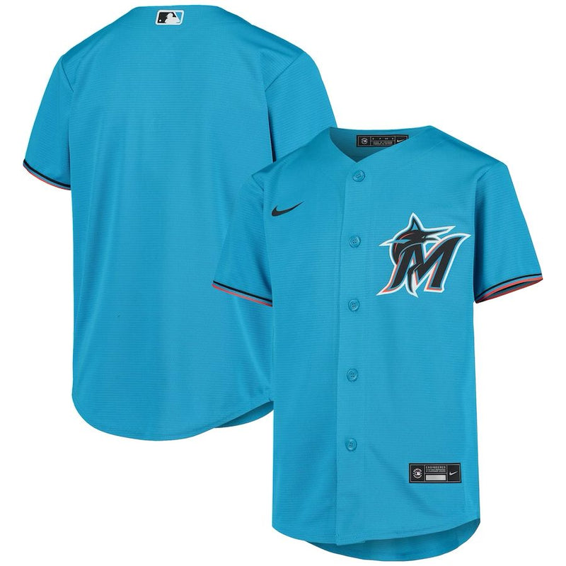 Miami Marlins – Blank Blue Jersey