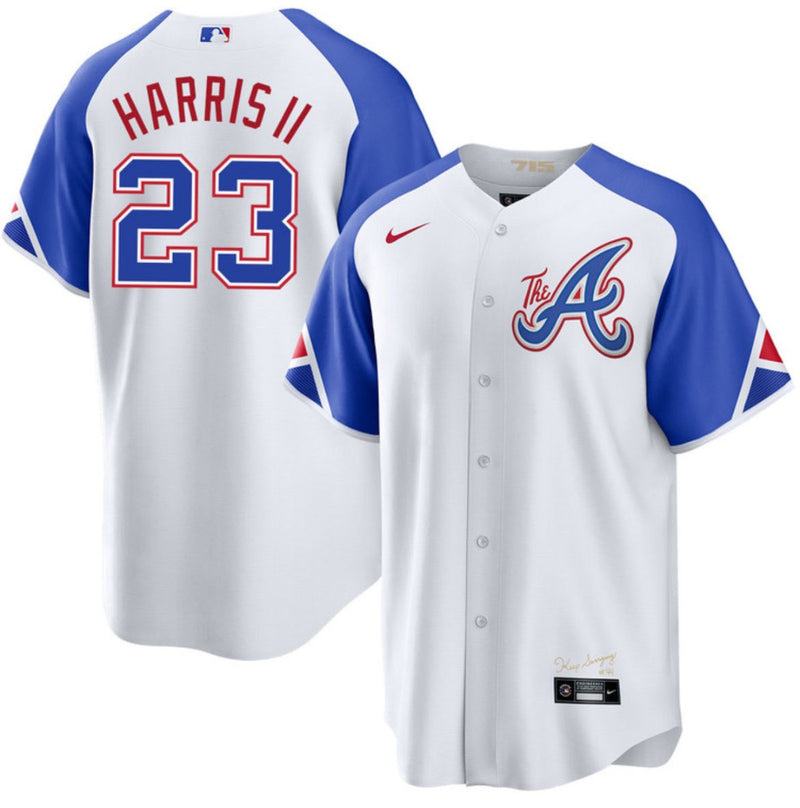 Atlanta Braves Michael Harris II – White/Blue Jersey