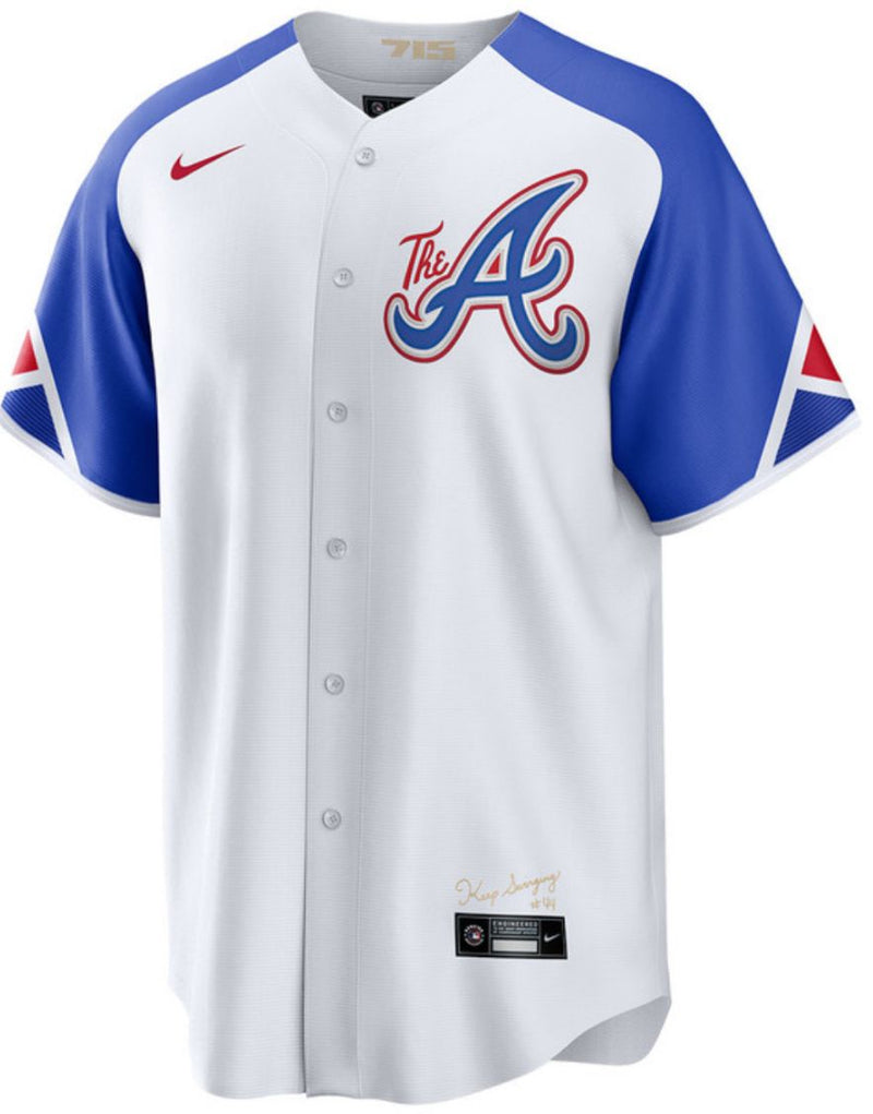 Atlanta Braves Ronald Acuna Jr – White/Blue Jersey