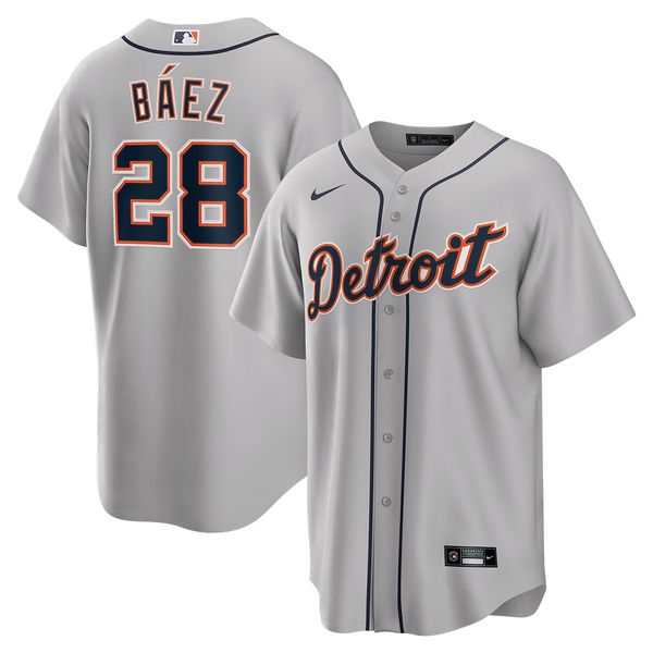 Detroit Tigers Javier Baez – Gray Jersey