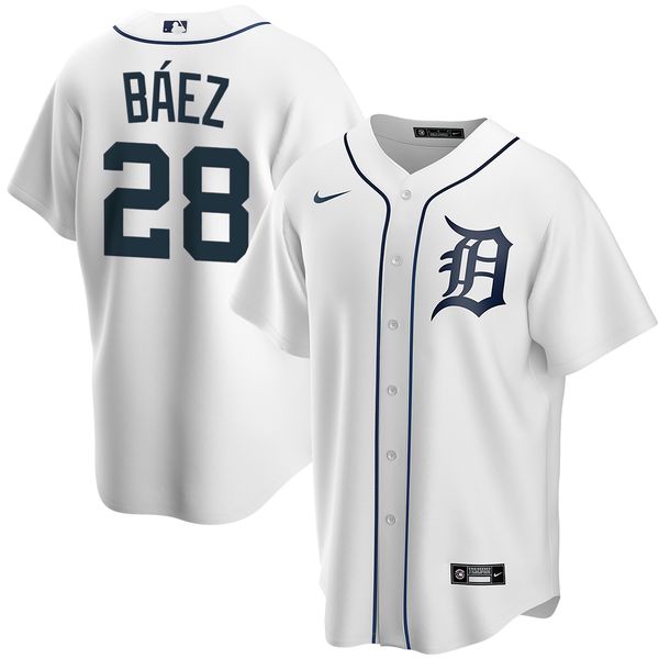 Detroit Tigers Javier Baez – White Jersey