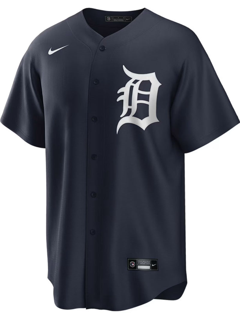 Detroit Tigers Javier Baez – Navy Jersey