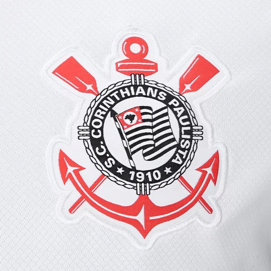 Camiseta Nike Corinthians Casa 24/25 - Blanco degradê