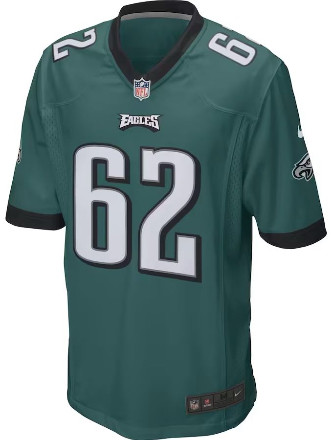 Philadelphia Eagles Jason Kelce - Midnight Green Jersey