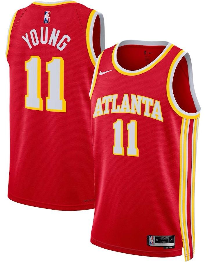 Atlanta Hawks Trae Young Red Jersey - Icon Edition