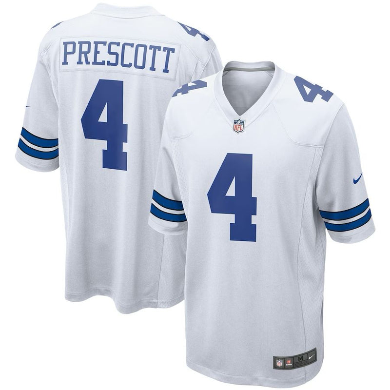 Dallas Cowboys Dak Prescott - White Jersey