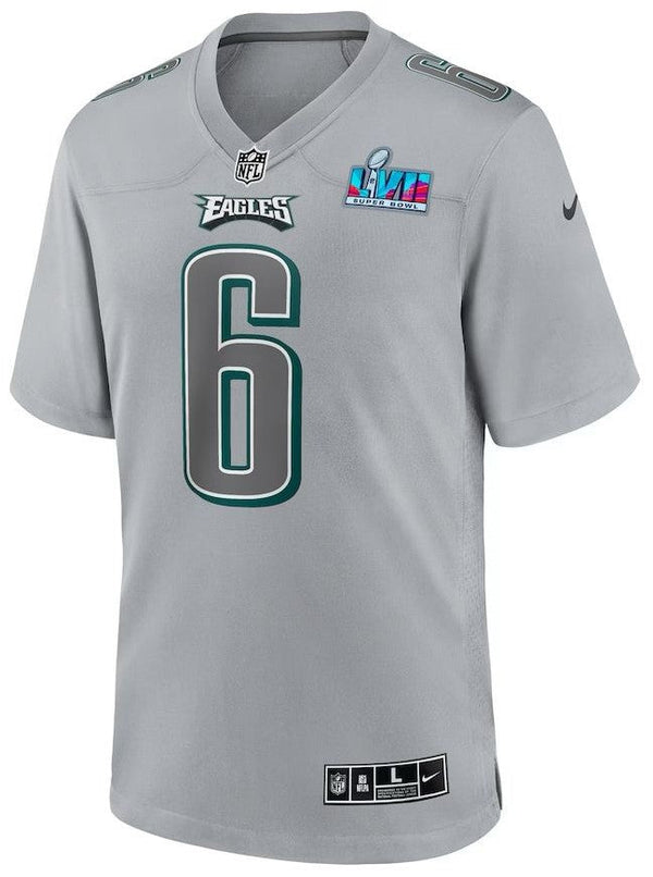 Philadelphia Eagles DeVonta Smith – Super Bowl LVII Gray Jersey