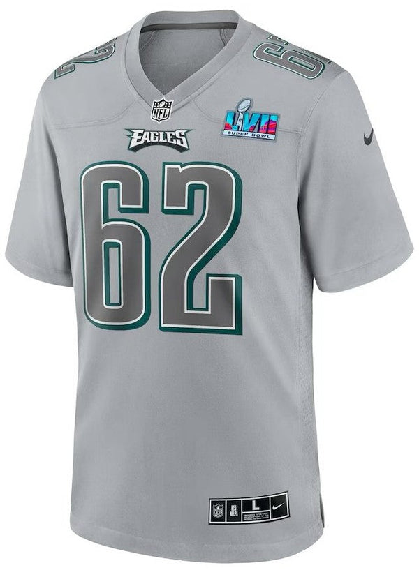 Philadelphia Eagles Jason Kelce – Super Bowl LVII Gray Jersey