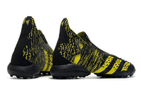 Zapatillas Société Predator Freak + FG Black/Yellow - Cano Alto