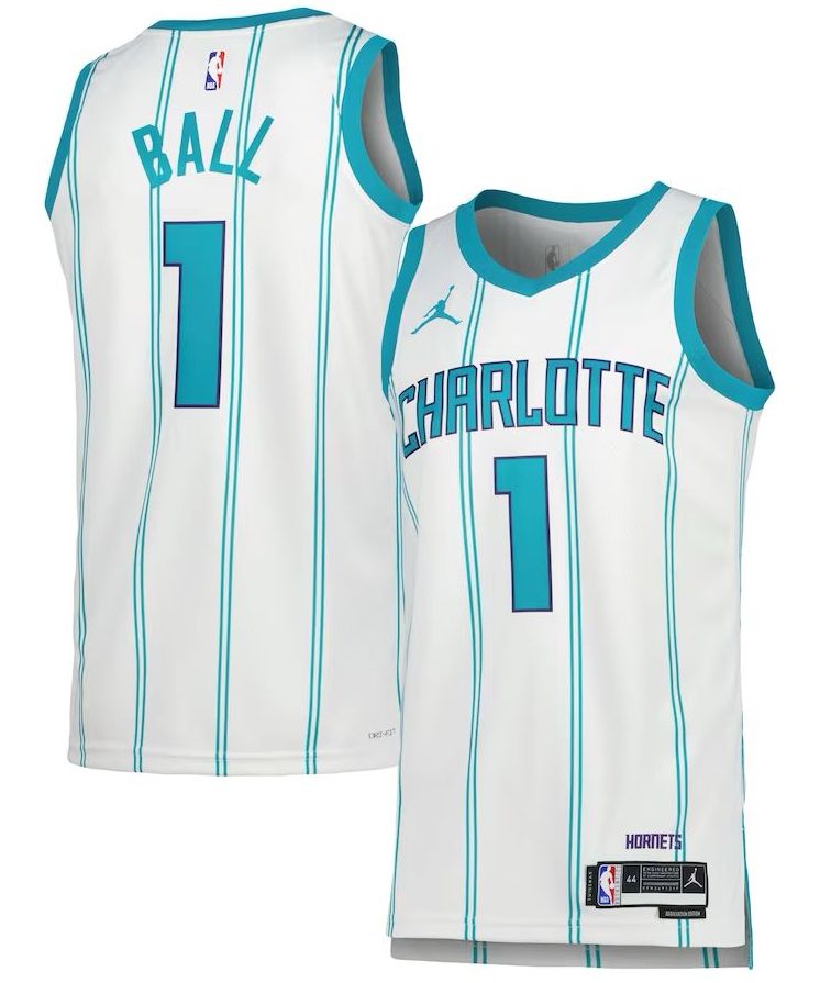 Charlotte Hornets LaMelo Ball White Jersey - Association Edition