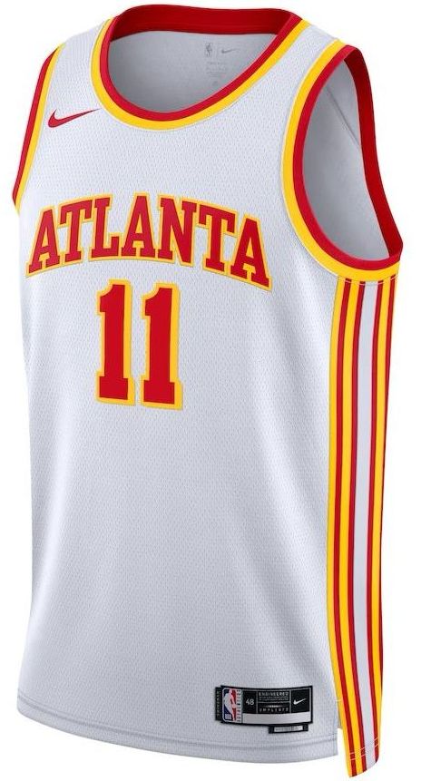 Atlanta Hawks Trae Young White Jersey - Association Edition