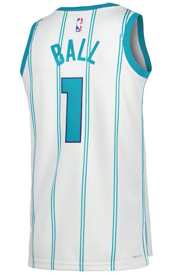 Charlotte Hornets LaMelo Ball White Jersey - Association Edition