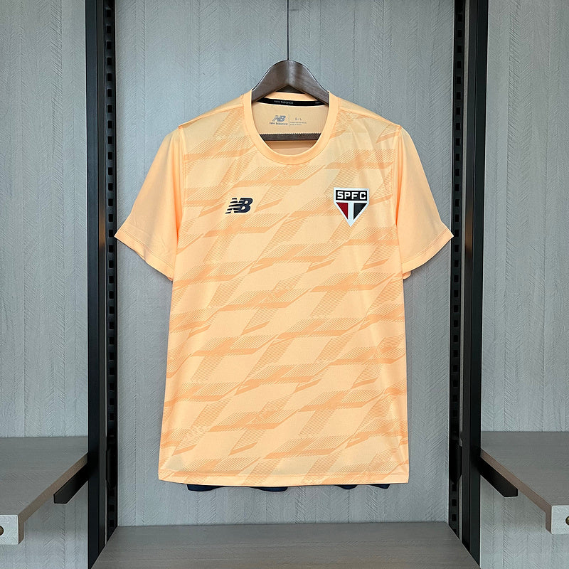 Camiseta São Paulo Treino New Balance 24/25 Naranja