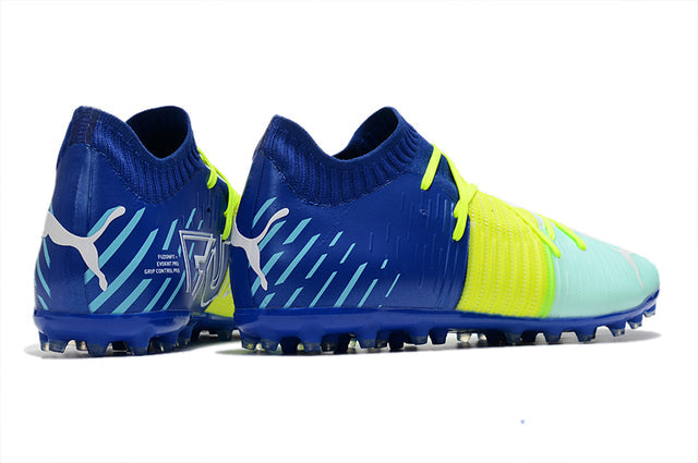 Zapatillas Société Future Z FG Blue/Yellow/Green - Low