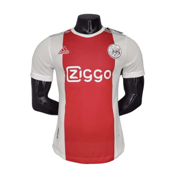 Camisa Ajax I 21/22 Branca e Vermelha - Adidas - Masculino Jogador - DA Sports Oficial