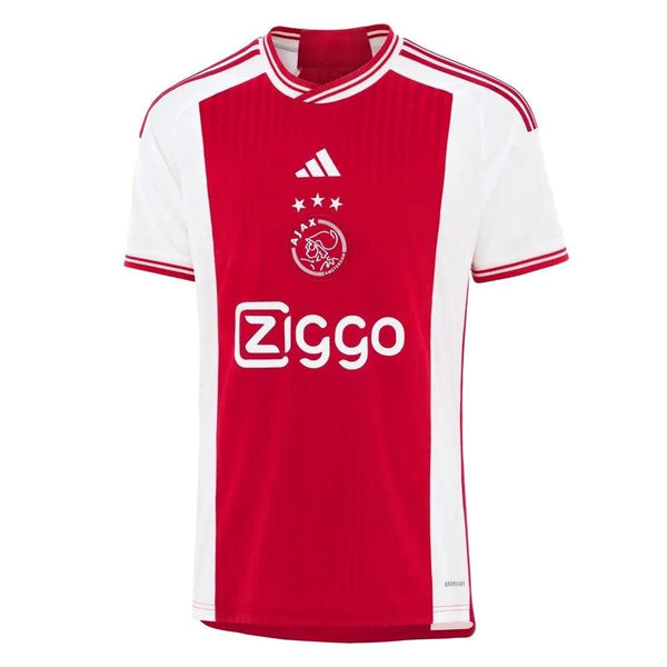 Camisa Ajax I 23/24 - Branco e Vermelho - DA Sports Oficial