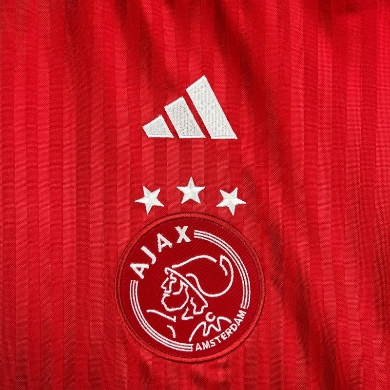 Camisa Ajax I 23/24 - Branco e Vermelho - DA Sports Oficial