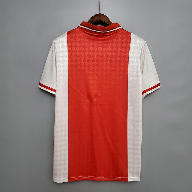 Camisa Ajax Retrô 1990-1992 Vermelha e Branca - Umbro - DA Sports Oficial