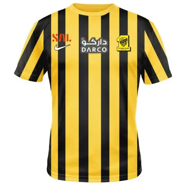 Camisa Al-Ittihad I 22/23 Nike - Amarelo - DA Sports Oficial