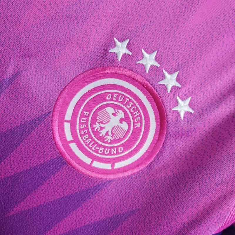 Camisa Alemanha Feminina 24/25 s/n° Torcedor Adidas Masculino - Roxo e Rosa - DA Sports Oficial