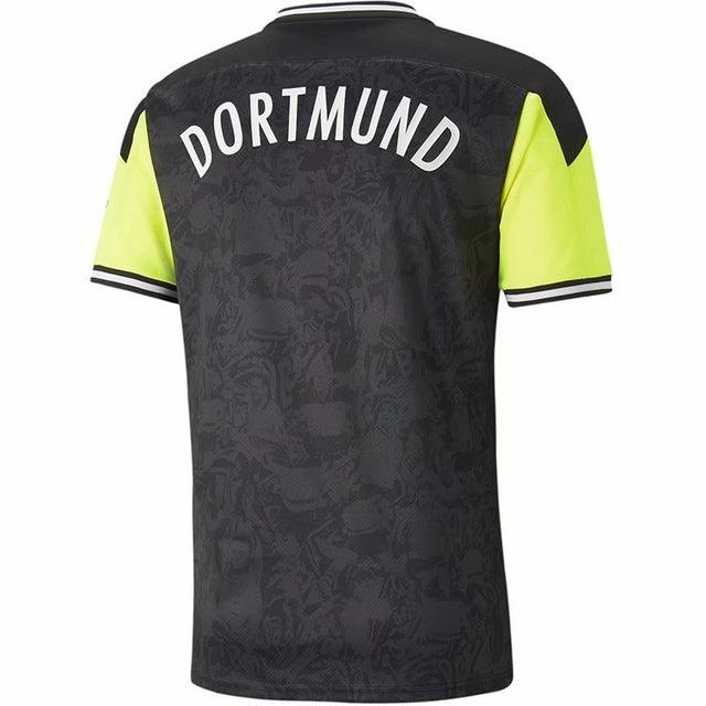 Camisa Anos 90 Borussia Dortmund 21/22 Puma - Preto e Amarelo - DA Sports Oficial