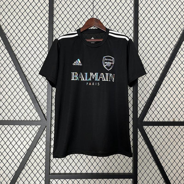 Camisa Arsenal 24/25 Adidas x Balmain - Preto - DA Sports Oficial