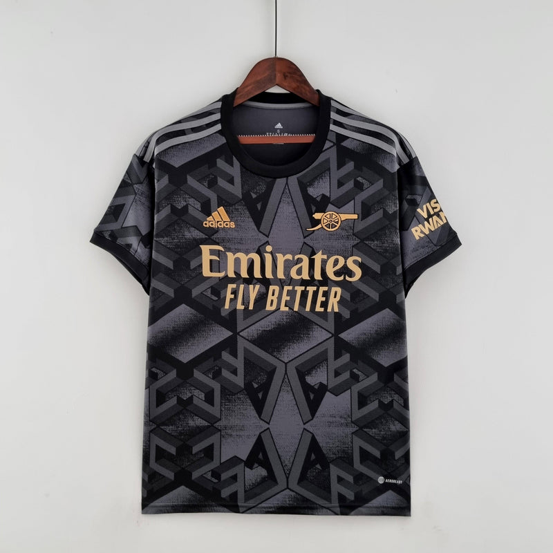 Camisa Arsenal Away 22/23 s/n° Torcedor Masculina - Preto - DA Sports Oficial