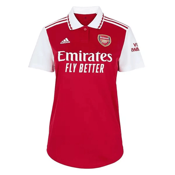 Camisa Arsenal Home 22/23 s/n° Torcedor Feminina - Vermelha - DA Sports Oficial