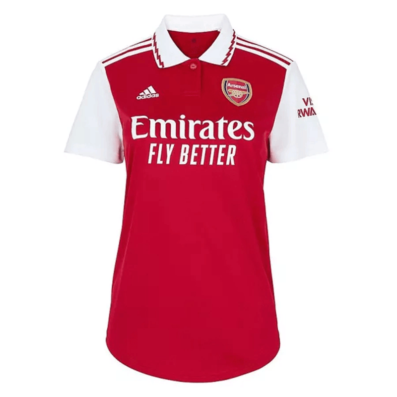 Camisa Arsenal Home 22/23 s/n° Torcedor Feminina - Vermelha - DA Sports Oficial