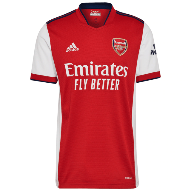 Camisa Arsenal I 21/22 Adidas - Branco e Vermelho - DA Sports Oficial