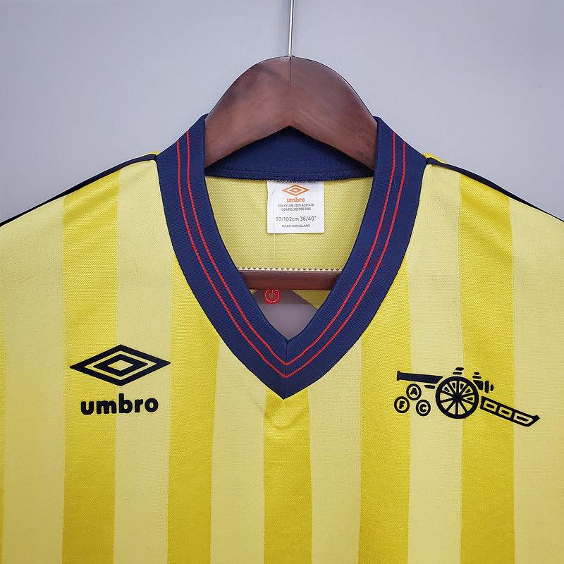 Camisa Arsenal Retrô 1983/1986 Amarela - Umbro - DA Sports Oficial