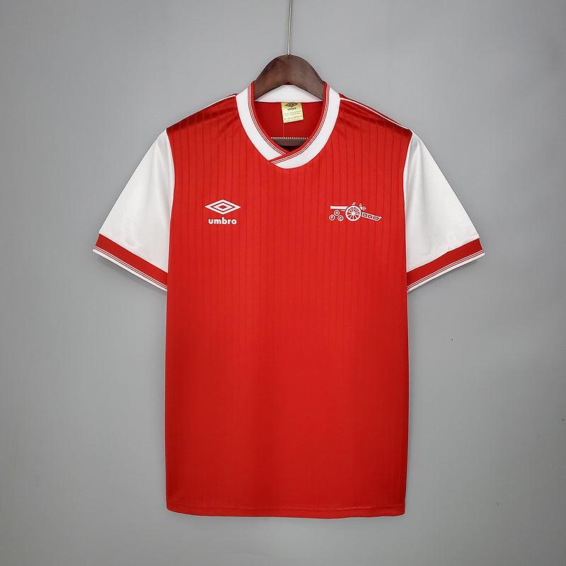 Camisa Arsenal Retrô 1983/1986 Vermelha e Branca - Umbro - DA Sports Oficial