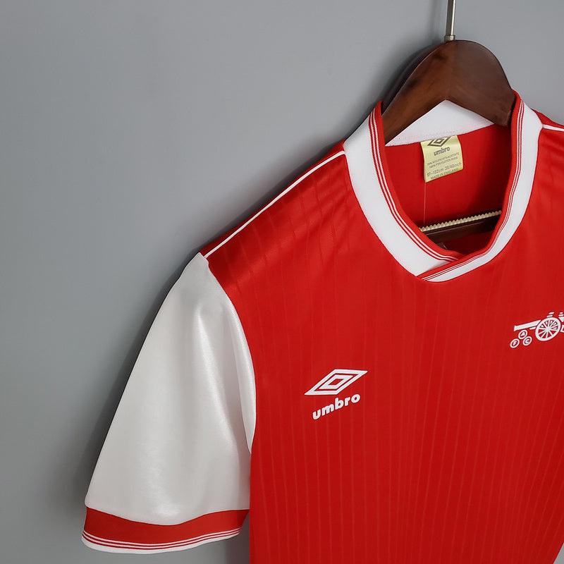 Camisa Arsenal Retrô 1983/1986 Vermelha e Branca - Umbro - DA Sports Oficial