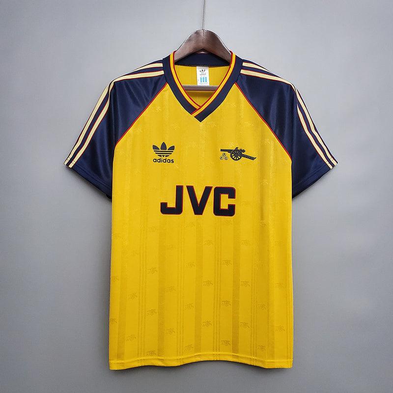 Camisa Arsenal Retrô 1988/1989 Amarela - Adidas - DA Sports Oficial