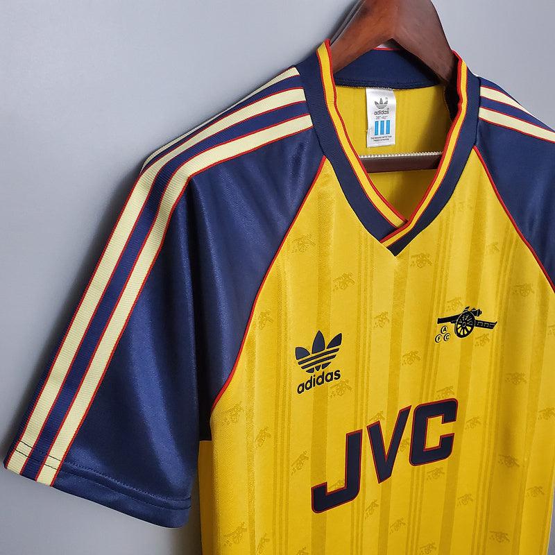 Camisa Arsenal Retrô 1988/1989 Amarela - Adidas - DA Sports Oficial