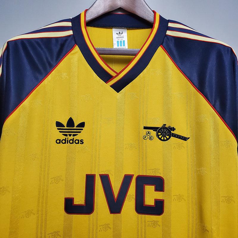 Camisa Arsenal Retrô 1988/1989 Amarela - Adidas - DA Sports Oficial