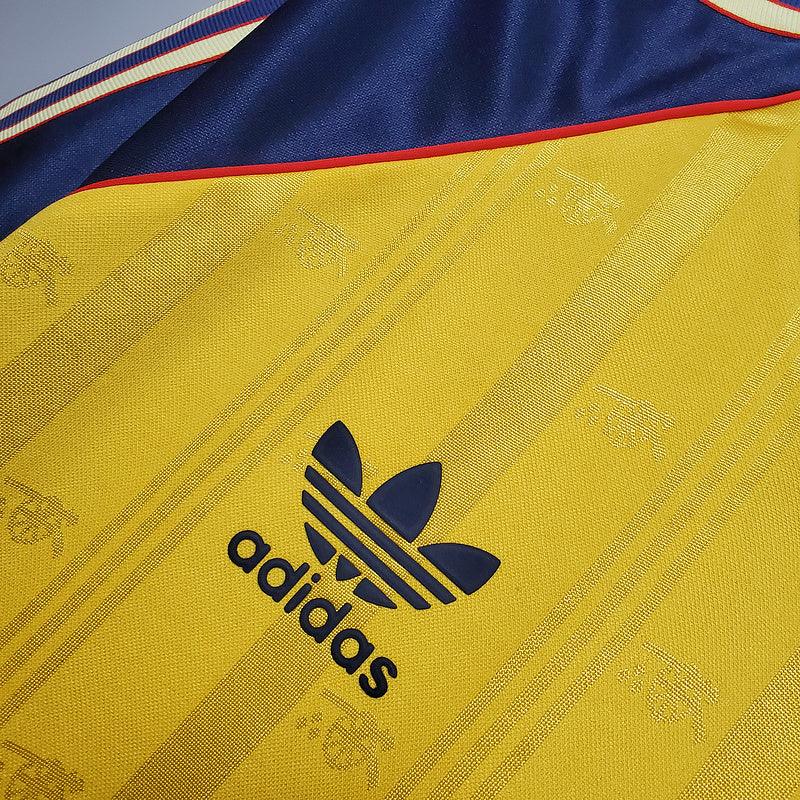 Camisa Arsenal Retrô 1988/1989 Amarela - Adidas - DA Sports Oficial