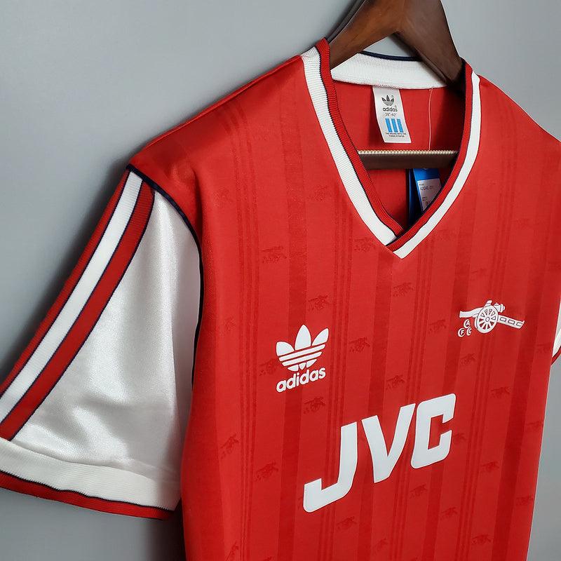 Camisa Arsenal Retrô 1988/1989 Vermelha- Adidas - DA Sports Oficial