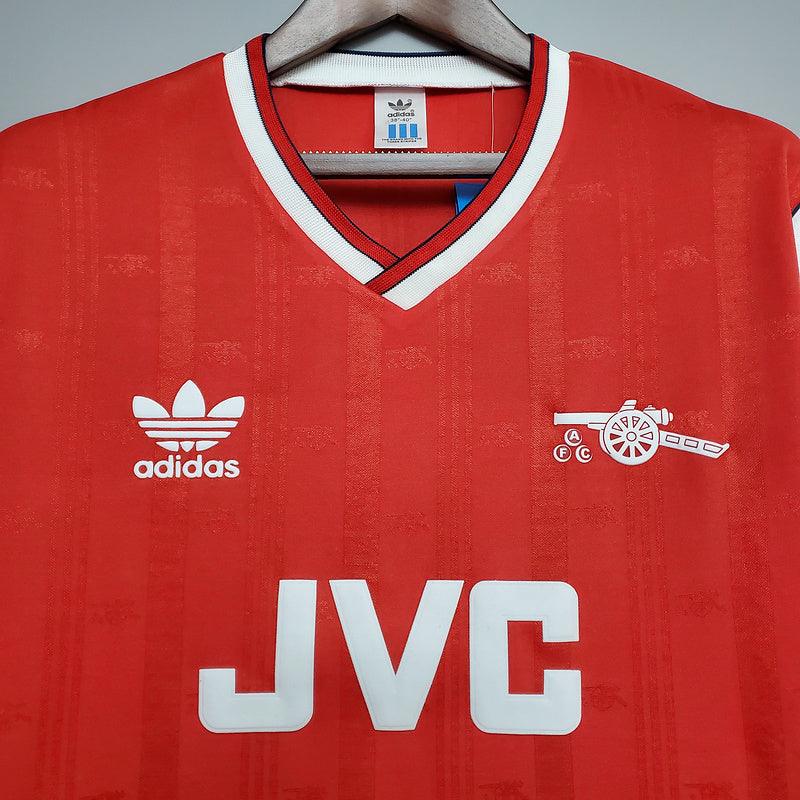 Camisa Arsenal Retrô 1988/1989 Vermelha- Adidas - DA Sports Oficial