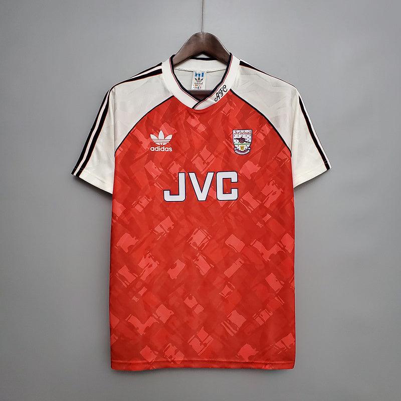 Camisa Arsenal Retrô 1990/1992 Vermelha - Adidas - DA Sports Oficial