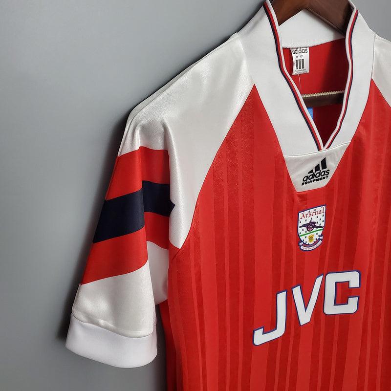 Camisa Arsenal Retrô 1992/1993 Vermelha- Adidas - DA Sports Oficial