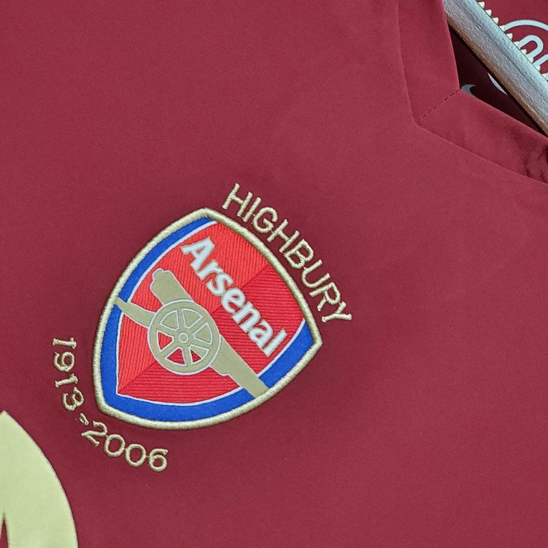 Camisa Arsenal Retrô 2005/2006 Vinho - Nike - DA Sports Oficial