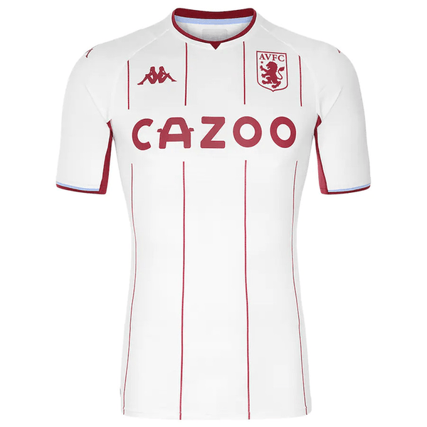 Camisa Aston Villa II 21/22 Kappa - Branco - DA Sports Oficial