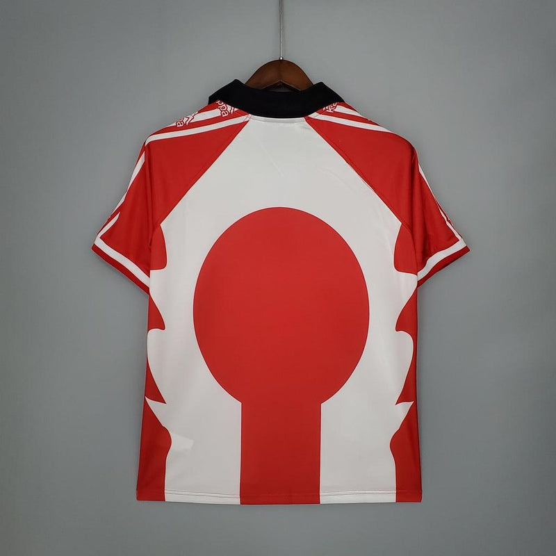 Camisa Athletic Bilbao Retrô 1997/1998 Vermelha e Branca - Kappa - DA Sports Oficial