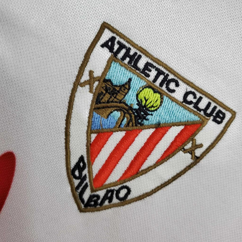 Camisa Athletic Bilbao Retrô 1997/1998 Vermelha e Branca - Kappa - DA Sports Oficial